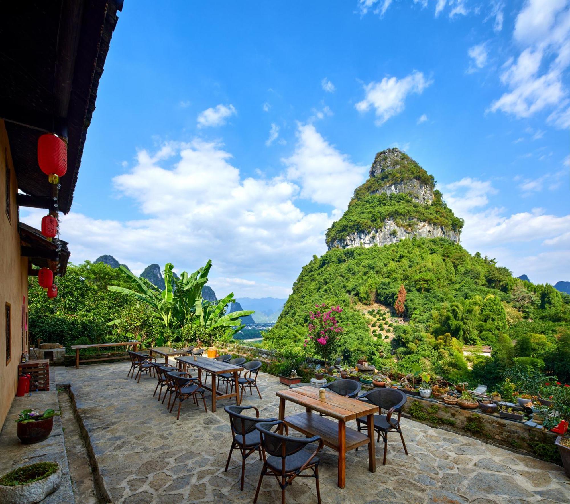 Yangshuo Yunshe Mountain Guesthouse Dış mekan fotoğraf