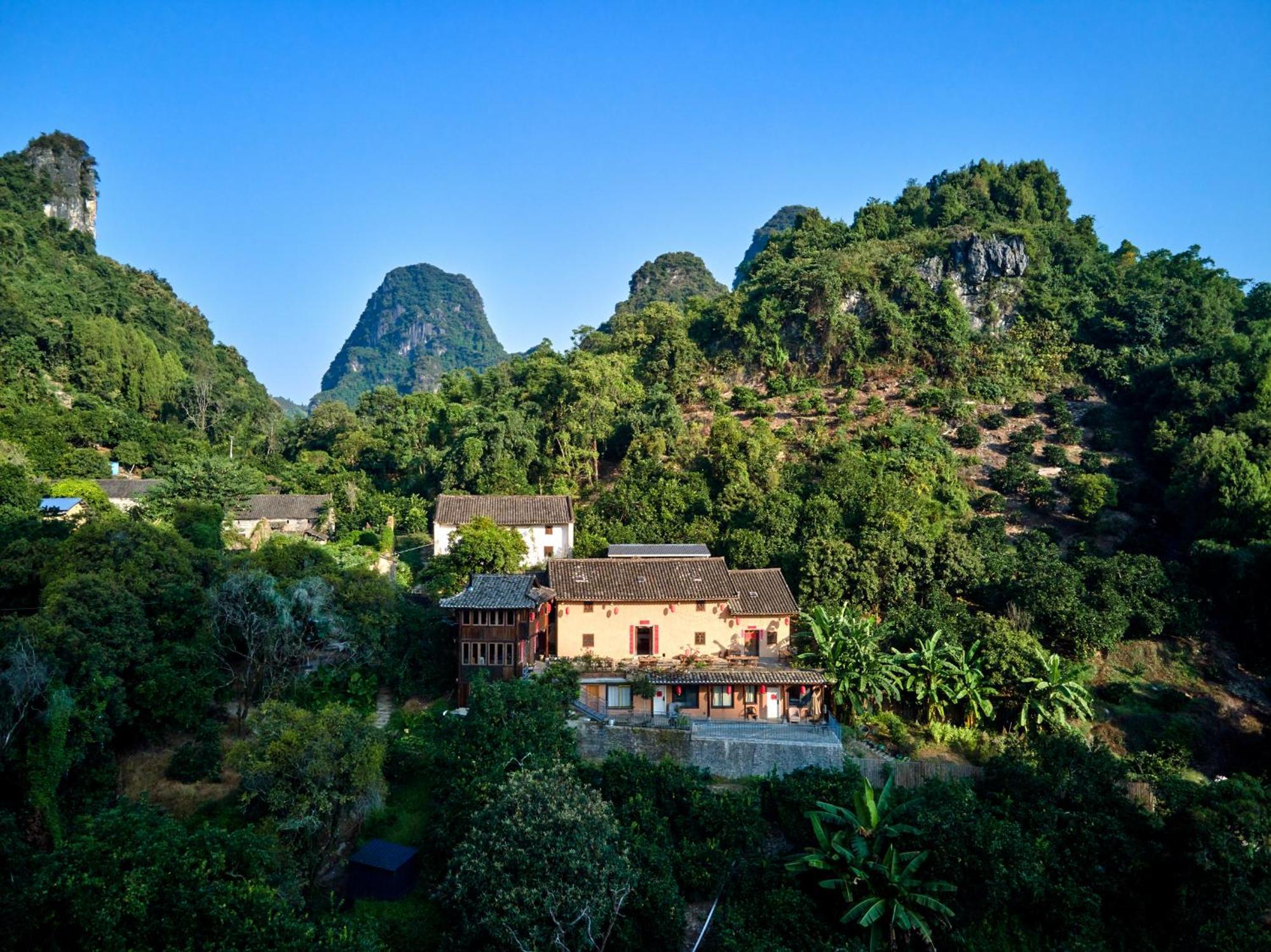 Yangshuo Yunshe Mountain Guesthouse Dış mekan fotoğraf